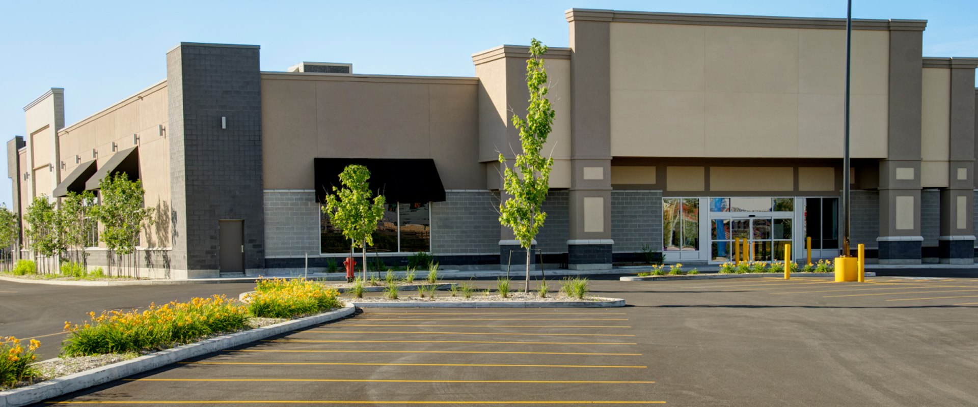 What type of paint is used in commercial buildings?