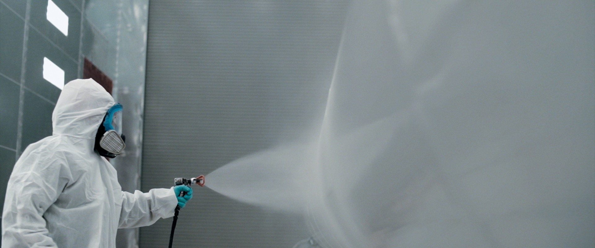 Who uses industrial paint?